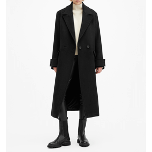 AllSaints Mabel Double Breasted Oversized Coat